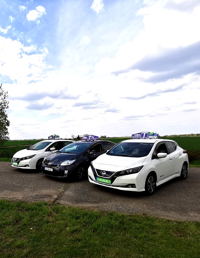 Vida Autósiskola - elektromos oktatóautók